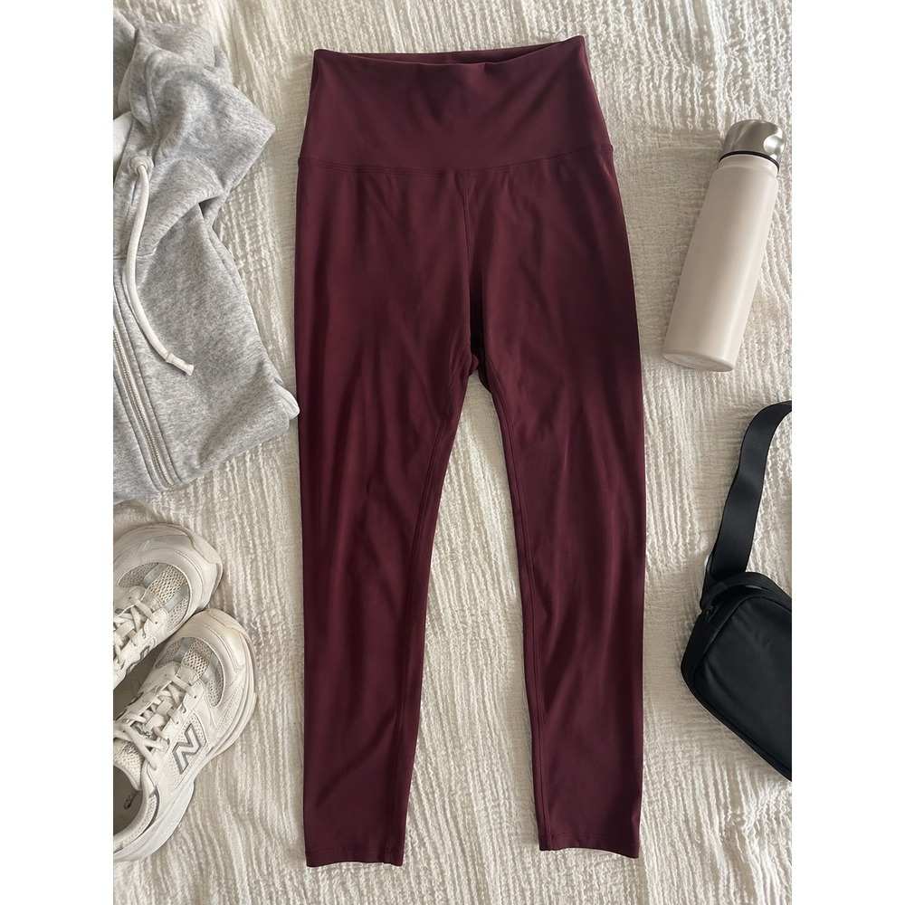OFFLINE by Aerie OG High-Rise Leggings Burgundy Maroon Size Large